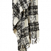 Нежный шотландский плед из шерсти ягненка Prestige Lambswool Grey Dress Stewart