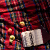 Шотландский шерстяной плед Tartan - Royal Stewart (без бахромы).